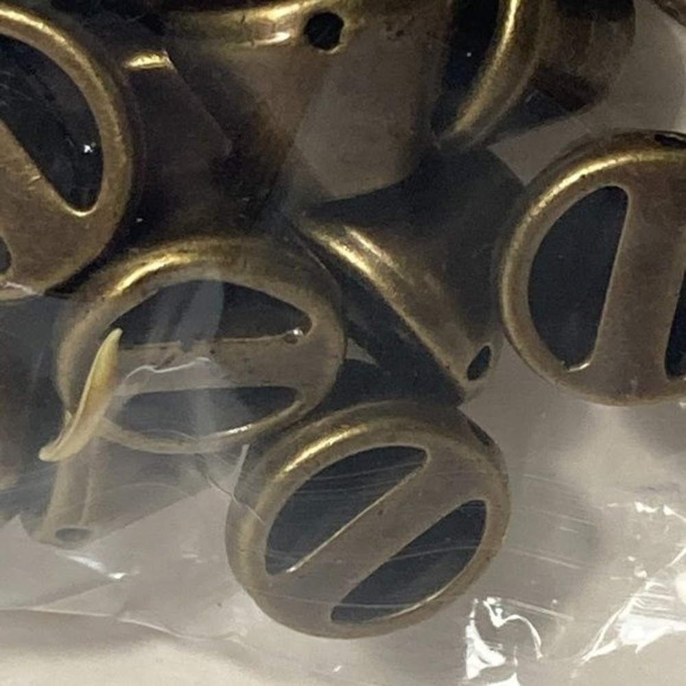 Darice Acrylic Jewelry Making Beads Medium Half Cone Bronze Craft Beads